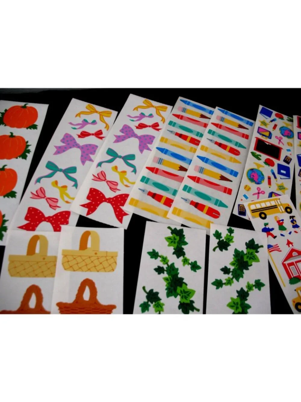 Mrs. Grossman Stickers, 20 Strips Roses, Doctor, Pumpkins, School, Crayons
